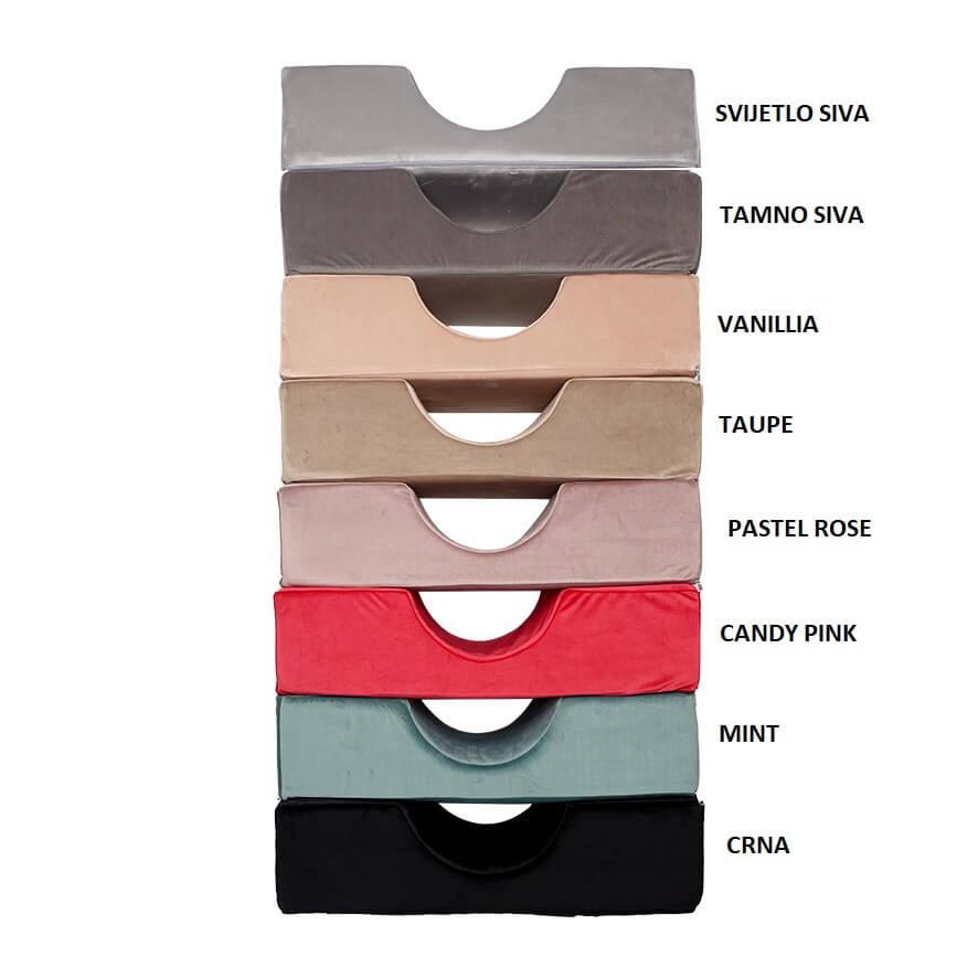  JASTUČNICA Professional Lash & PMU Pillow Cover Candy Pink-Mint Kallos