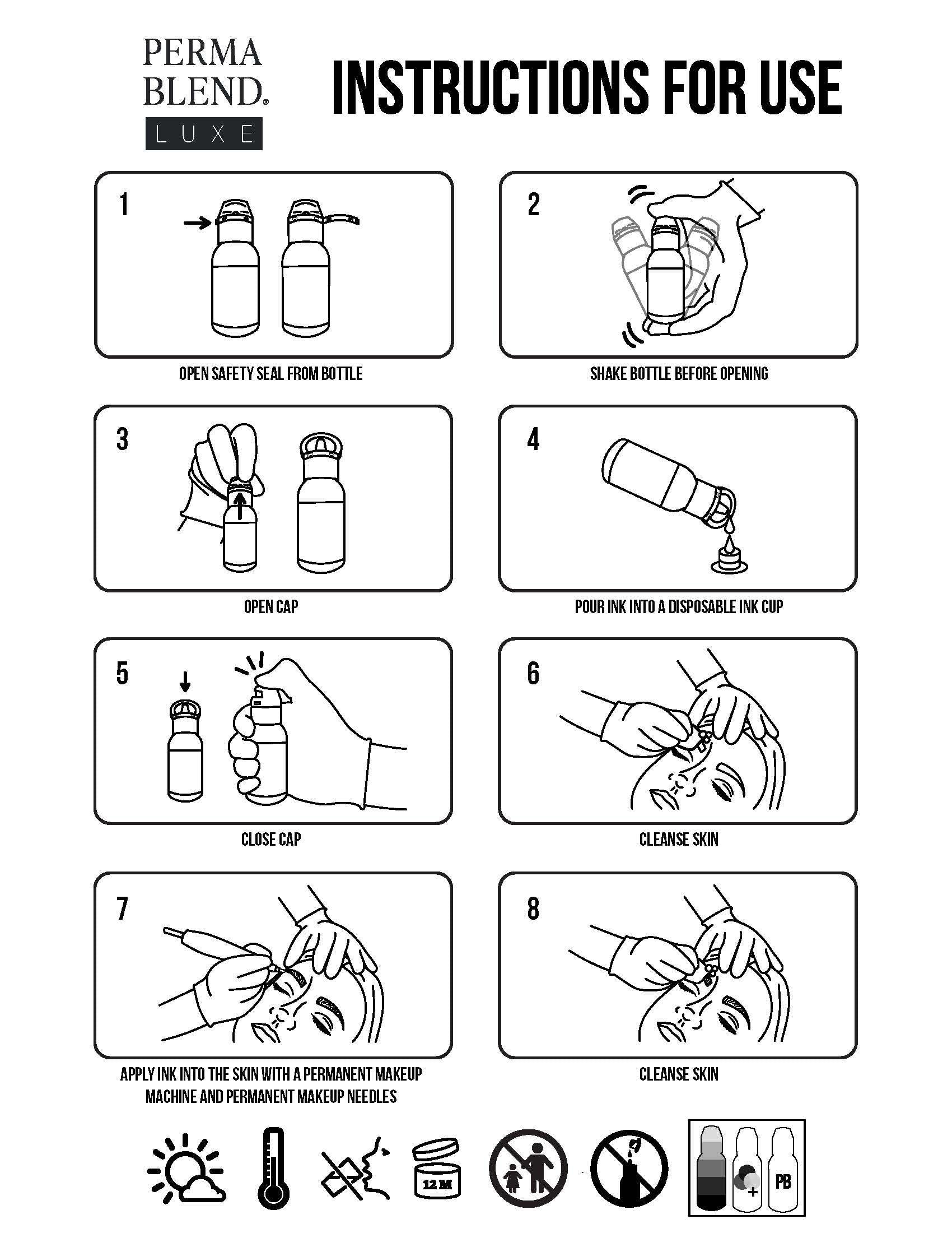  READY DARK - PERMA BLEND LUXE Professional LUXE PMU Pigment Default Title Kallos