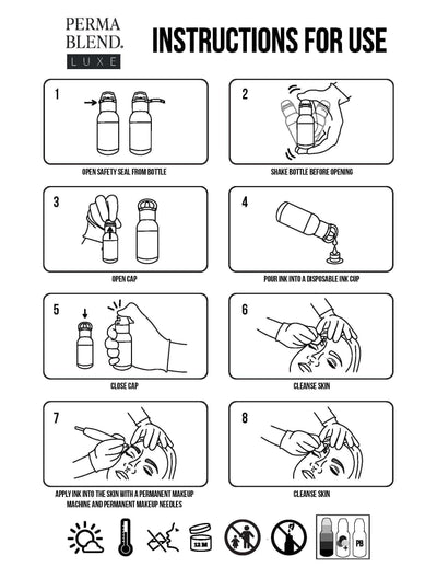  READY DARKEST - PERMA BLEND LUXE Professional LUXE PMU Pigment Default Title Kallos